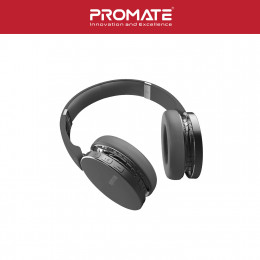 Promate WAVES Dynamic Over-Ear Wireless Stereo Headset with Built-In Music Controls