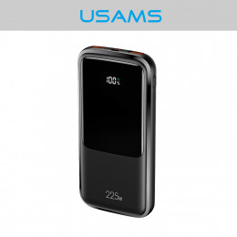 USAMS US CD161 PB58 Dual QC3.0PD Digital Display Fast Charging Power Bank 10000mAh Black