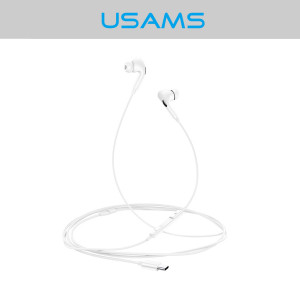 USAMS US SJ452 EP41 Type C In ear Earphone 1.2m White