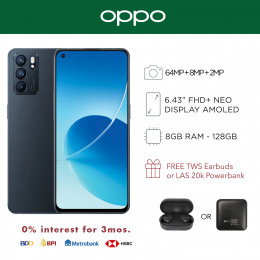 Oppo Reno 6 5G Mobile Phone 6.43-inch Screen 8GB RAM and 128GB Storage