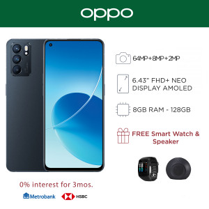 Oppo Reno 6 Mobile Phone 6.43-inch Screen 8GB RAM and 128GB Storage