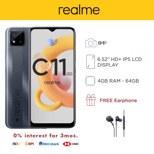 Realme C11 2021 Mobile Phone 6.5-inch Screen 4GB RAM and 64GB Storage