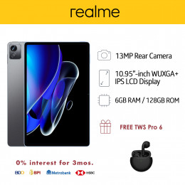Realme Pad X 5G 10.95-inch Tablet with 6GB RAM and 128GB of Storage