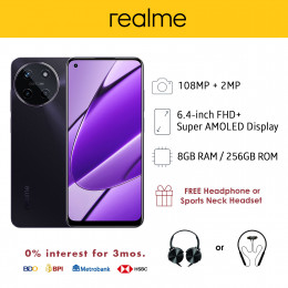 Realme 11 Mobile Phone 6.4-inch with 8GB RAM and 256GB of Storage