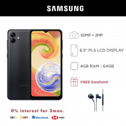 Samsung Galaxy A04 Mobile Phone 6.5-inch Screen 4GB RAM and 64GB Storage