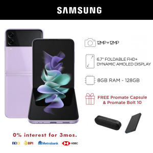 Samsung Galaxy Z Flip 3 5G Mobile Phone 6.7-inch Screen 8GB RAM and 128GB Storage